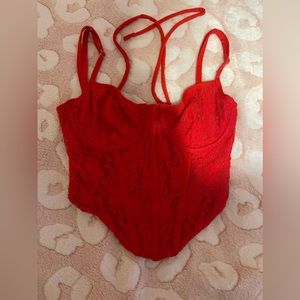 Red corset